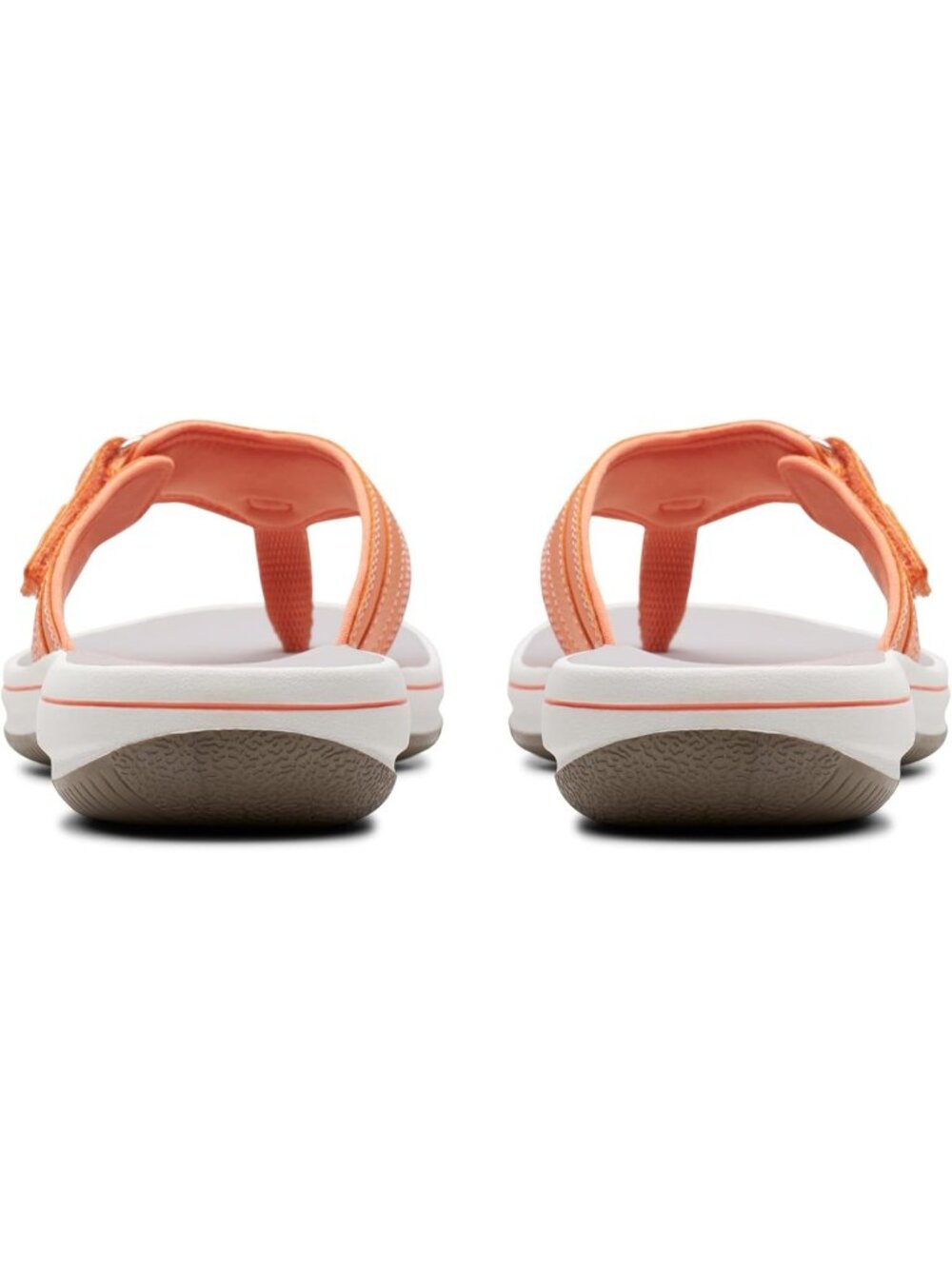 Women's Tangerine Pop Synthetic Thong Open Toe Breeze Sea Flip-Flop Casual Shoes - Picture 6 of 7